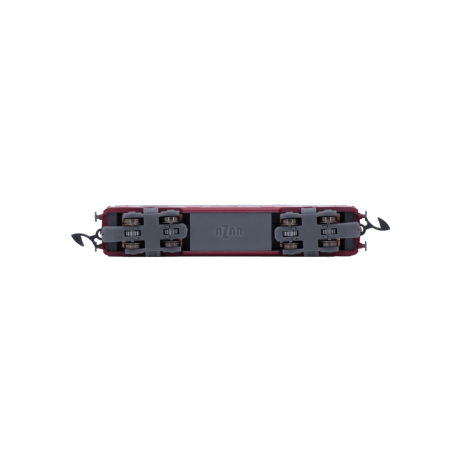 Locomotives diesel BB67611 - rouge capitole, analogique, Ep VI - AZAR MODELS L01-CA1A - Z 1/220