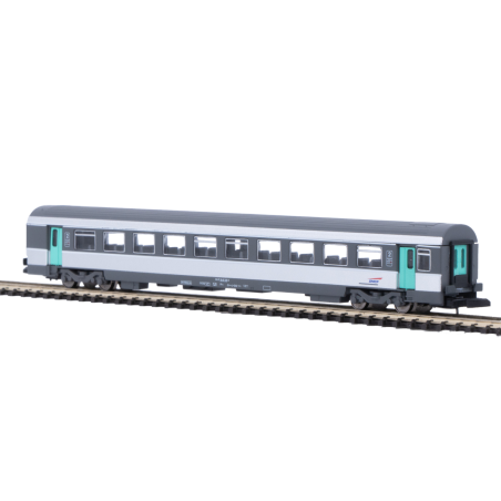 Coffret de 2 voitures Corail VTU 2e classe « Nouvelle décoration » SNCF – Azar Models V01-CPP2 – échelle Z
