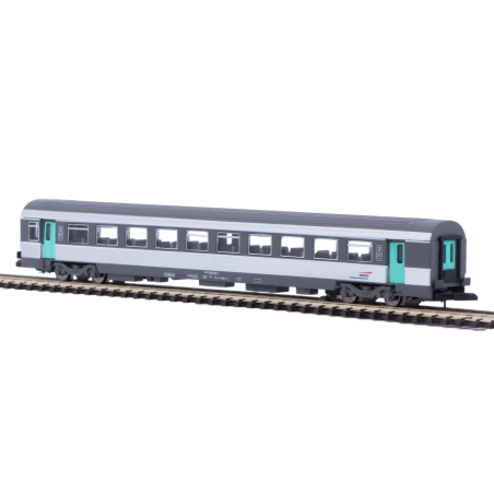 Coffret de 2 voitures Corail VTU 2e classe « Nouvelle décoration » SNCF – Azar Models V01-CPP2 – échelle Z