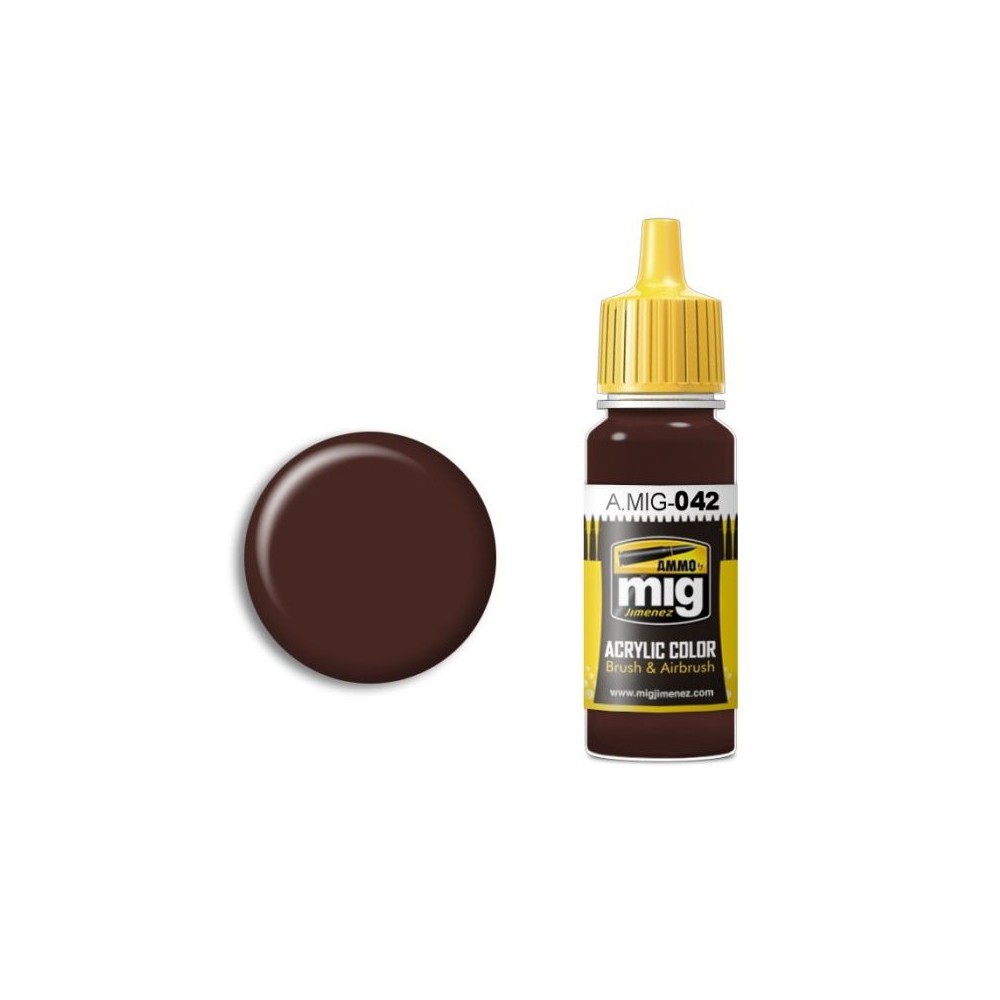 Peinture acrylique vieille rouille - AMMO MIG - A.MIG-0042 -17ml