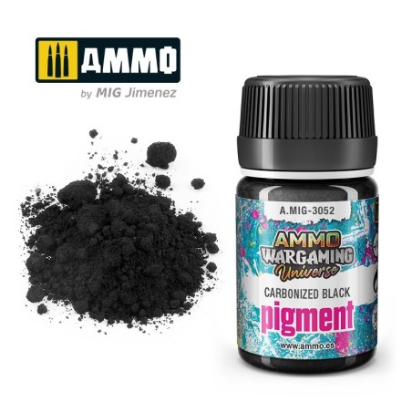 Pigment noir carbonisé - AMMO MIG A.MIG-3052 - 35ml