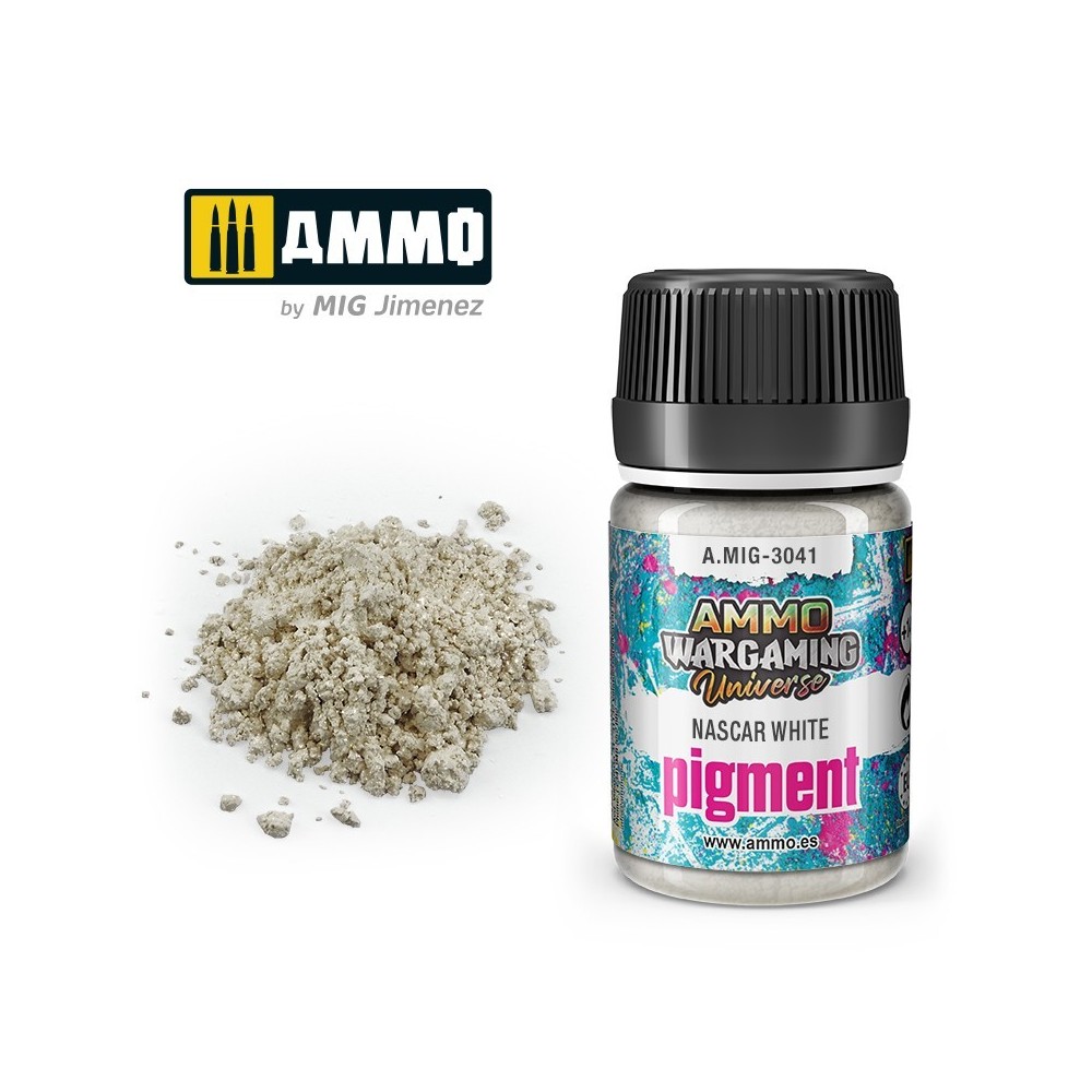 Pigment NASCAR blanc - AMMO MIG A.MIG-3041 - 35ml