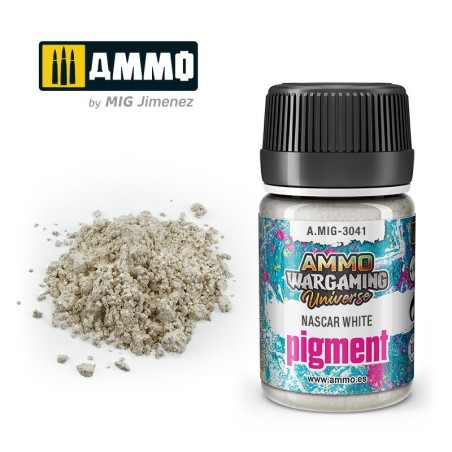 Pigment NASCAR blanc - AMMO MIG A.MIG-3041 - 35ml