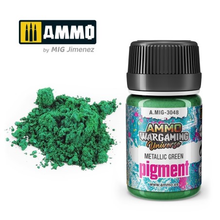 Pigment vert métallique - AMMO MIG A.MIG-3048 - 35ml